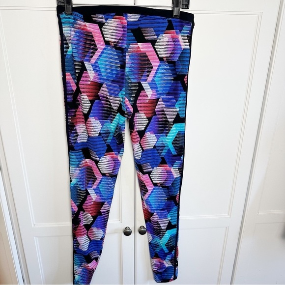 Gottex Swim Leggings Cosmos Multicolored Yoga Workout Large Watersports UPF 50 - Picture 5 of 14